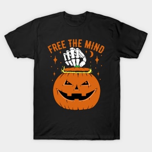 Free the mind Halloween pumpkin T-Shirt